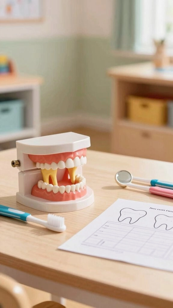 tooth brushing sticker chart rewards